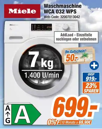 Expert Miele waschmaschine wca 032 wps Angebot