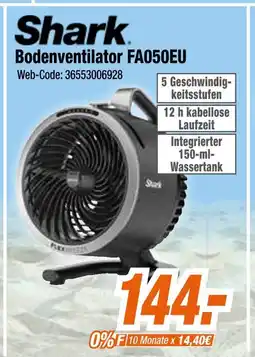 Expert Shark bodenventilator fa050eu Angebot