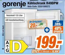 Expert Gorenje kühlschrank r49dpw Angebot