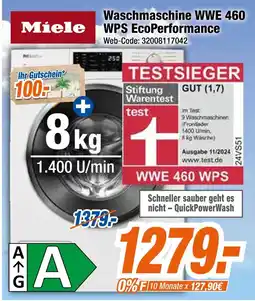 Expert Miele waschmaschine wwe 460 wps ecoperformance Angebot