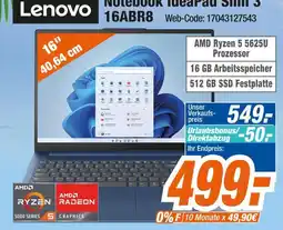 Expert Lenovo notebook ideapad slim 3 16abr8 Angebot