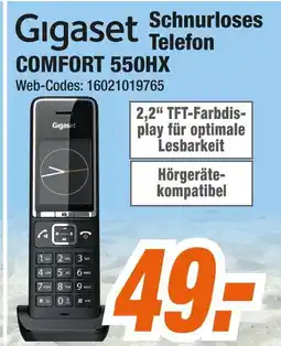Expert Gigaset schnurloses telefon comfort 550hx Angebot