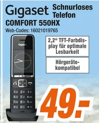 Expert Gigaset schnurloses telefon comfort 550hx Angebot