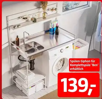 Bauhaus Komplettspüle 'ben' Angebot