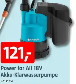 Bauhaus Power for all 18v akku-klarwasserpumpe Angebot