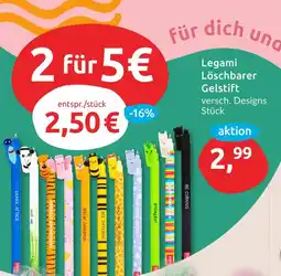 Budni Legami löschbarer gelstift Angebot