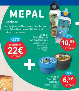 Budni Mepal lunchset Angebot