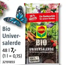 Bauhaus Bio universalerde Angebot