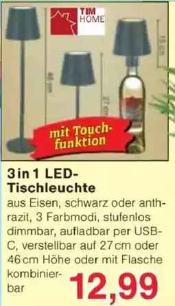 Jawoll TIM HOME 3 in 1 LED Tischleuchte Angebot