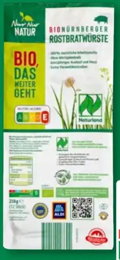 Aldi Süd Nur Natur Bio-Nürnberger Rostbratwürste Angebot
