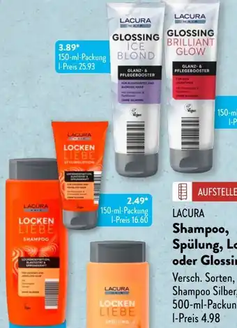 Aldi Süd Lacura Naturals Shampoo Angebot