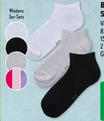 Aldi Süd Up2Fashion Damen Bio-Sneaker-Socken 3 Paar Angebot