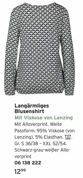 Tchibo Langärmliges Blusenshirt Angebot