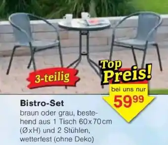 Jawoll Bistro-Set Angebot