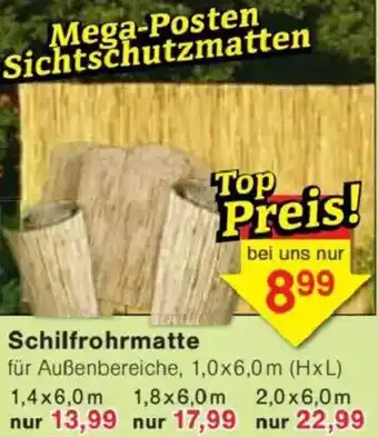 Jawoll Schilfrohrmatte Angebot