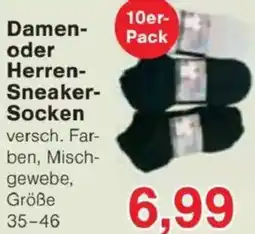 Jawoll Damen oder Herren Sneaker Socken Angebot