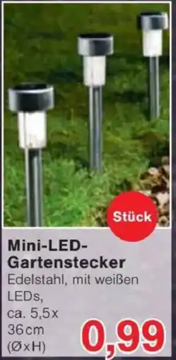 Jawoll Mini-LED Gartenstecker Angebot