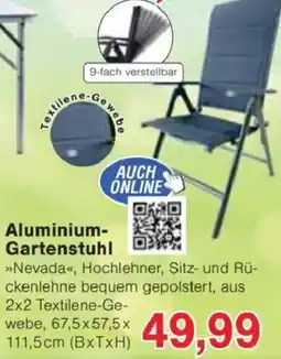 Jawoll Aluminium Gartenstuhl Angebot
