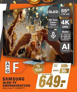 K+B Expert SAMSUNG QLED-TV GQ55Q80DATXZG Angebot
