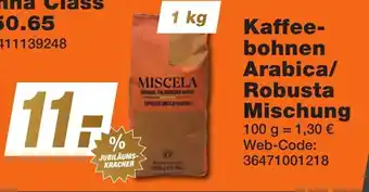 K+B Expert MISCELA Kaffeebohnen Arabica/ Robusta Mischung Angebot