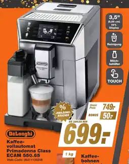 K+B Expert DeLonghi Kaffeevollautomat Primadonna Class ECAM 550.65 Angebot