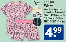 Aldi Süd LILY & DAN Pyjama Angebot