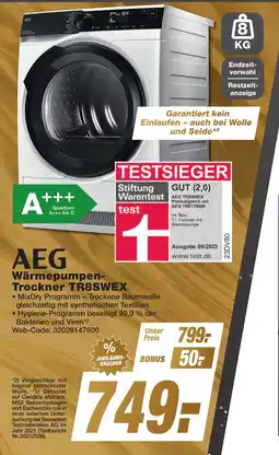 K+B Expert AEG Wärmepumpen- Trockner TR8SWEX Angebot