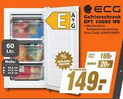 K+B Expert ECG Gefrierschrank EFT 10855 WE Angebot
