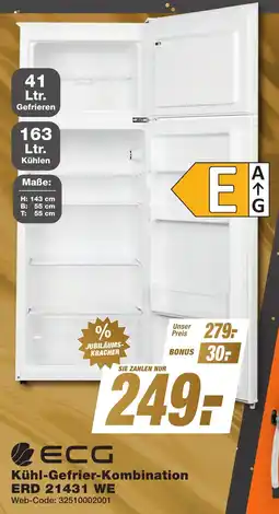 K+B Expert ECG Kühl-Gefrier-Kombination ERD 21431 WE Angebot