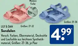 Aldi Süd LILY & DAN Sandalen Angebot