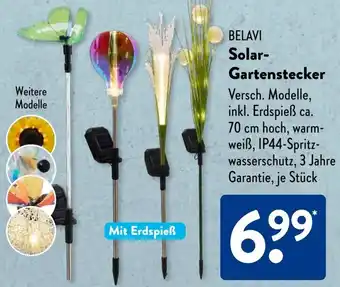 Aldi Süd BELAVI Solar Gartenstecker Angebot
