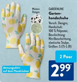 Aldi Süd GARDENLINE Gartenhandschuhe Angebot