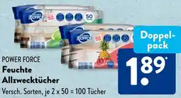 Aldi Süd POWER FORCE Feuchte Allzwecktücher Angebot