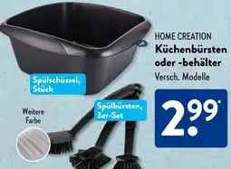 Aldi Süd HOME CREATION Küchenbürsten oder -behälter Angebot