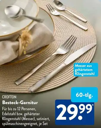 Aldi Süd CROFTON Besteck-Garnitur Angebot