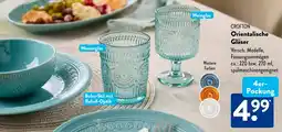 Aldi Süd CROFTON Orientalische Gläser Angebot