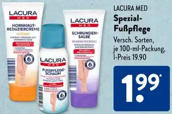 Aldi Süd LACURA MED Spezial Fußpflege Angebot