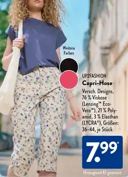 Aldi Süd UP2FASHION Capri-Hose Angebot
