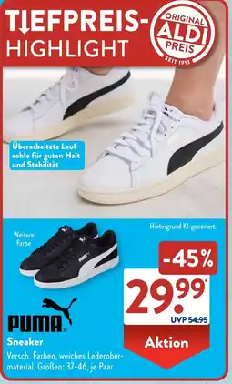 Aldi Süd PUMA Sneaker Angebot