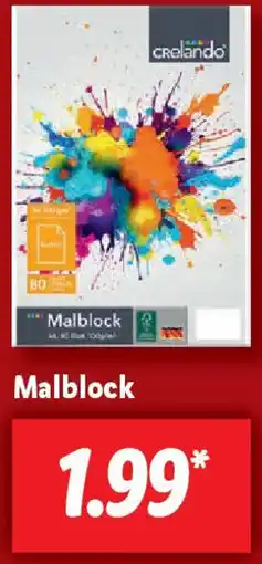 Lidl Malblock Angebot