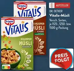 Aldi Süd DR. OETKER Vitalis-Müsli Angebot