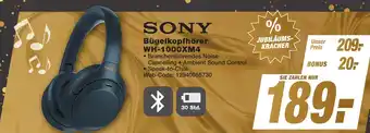 K+B Expert SONY Bügelkopfhörer WH-1000XM4 Angebot