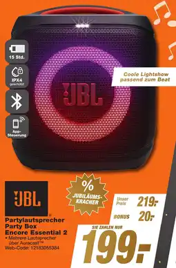 K+B Expert JBL Partylautsprecher Party Box Encore Essential 2 Angebot