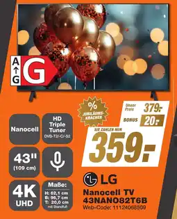 K+B Expert LG Nanocell TV 43NANO82T6B Angebot