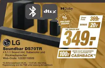 K+B Expert LG Soundbar DS70TR Angebot