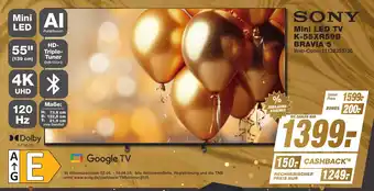 K+B Expert SONY Mini LED TV K-55XR59B BRAVIA 5 Angebot