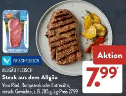 Aldi Süd ALLGÄU FLEISCH Steak aus dem Allgäu Angebot