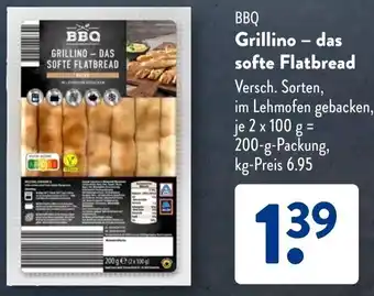 Aldi Süd BBQ Grillino - das softe Flatbread Angebot