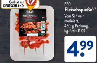 Aldi Süd BBQ Fleischspieße Angebot