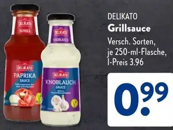 Aldi Süd DELIKATO Grillsauce Angebot